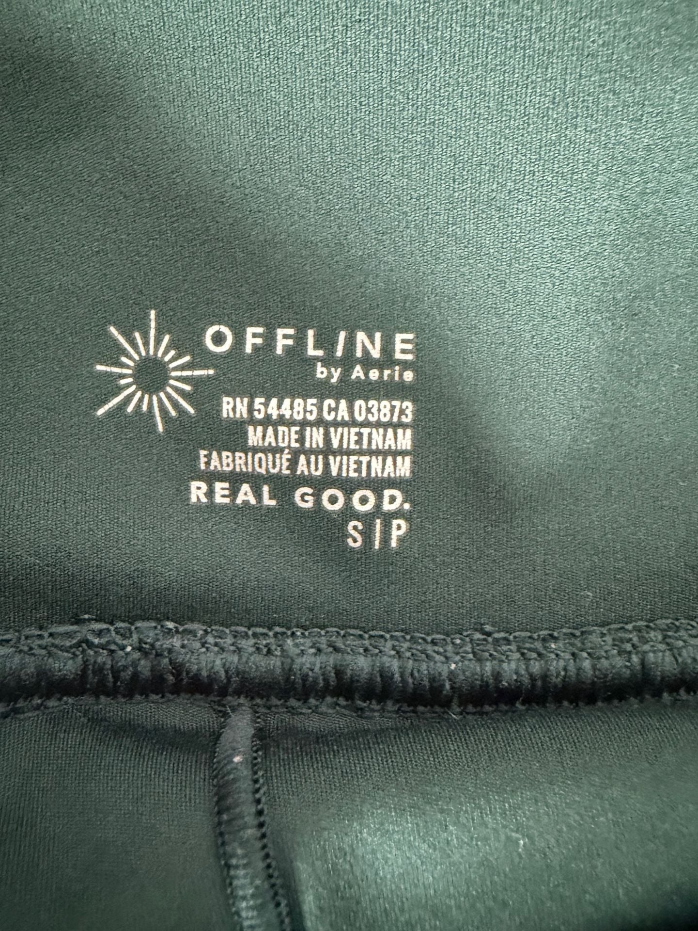 Offline by Aerie Forest Green Active Skort with Built-In Shorts Size S 5