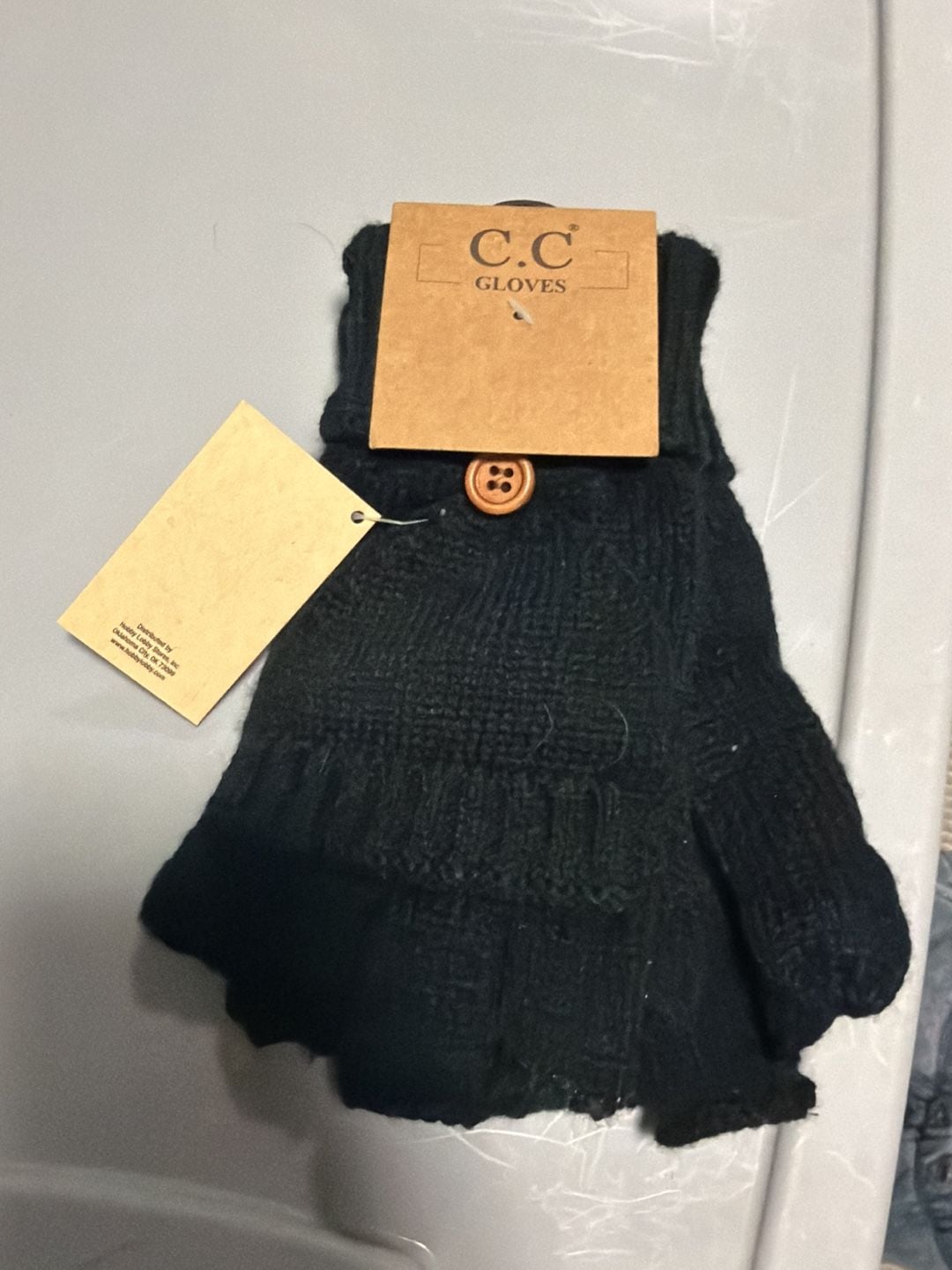Women's Knitted Fingerless with Thumb Hole Long Sleeve Mitten Gloves 3