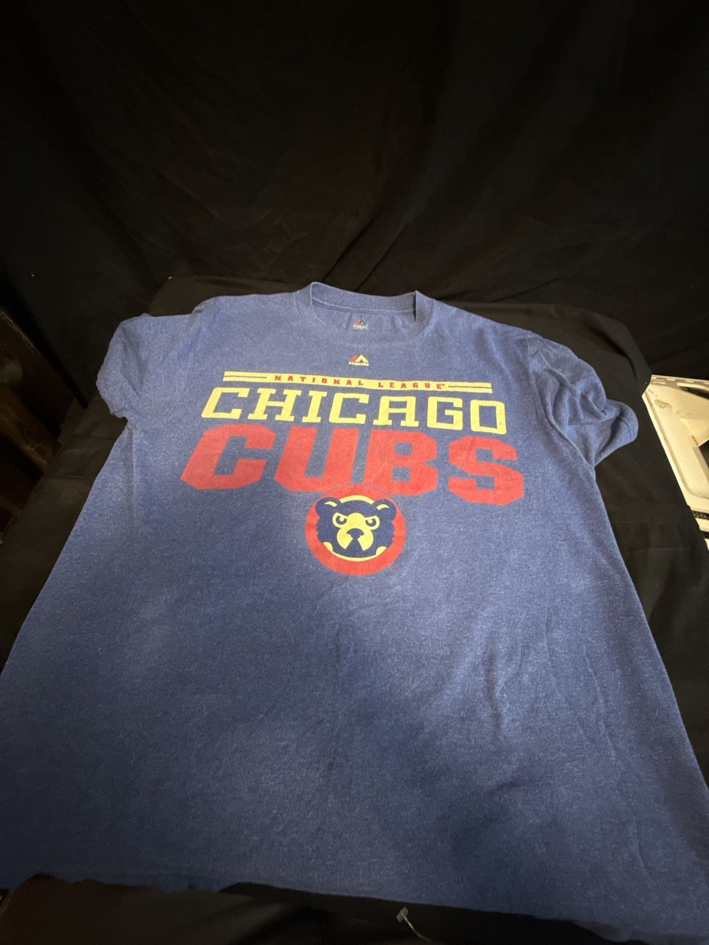 Chicago Cubs MLB Majestic Branded Short Sleeve T-Shirt 2