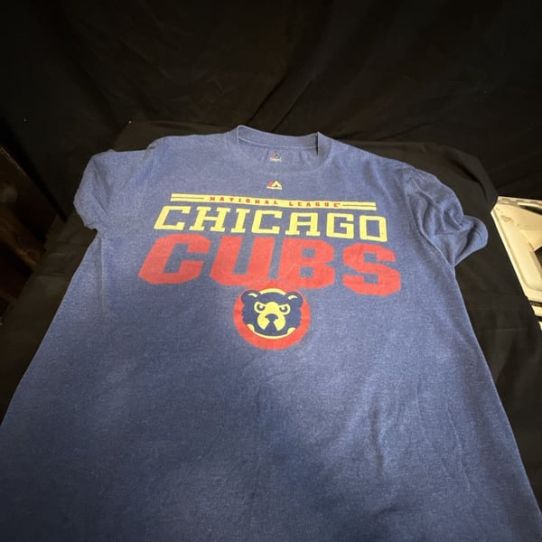 Chicago Cubs MLB Majestic Branded Short Sleeve T-Shirt