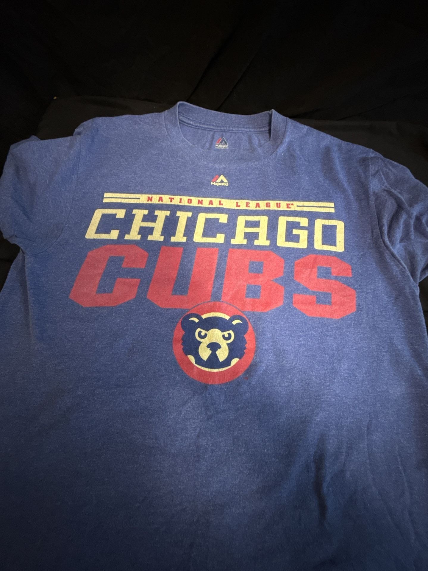 Chicago Cubs MLB Majestic Branded Short Sleeve T-Shirt 4