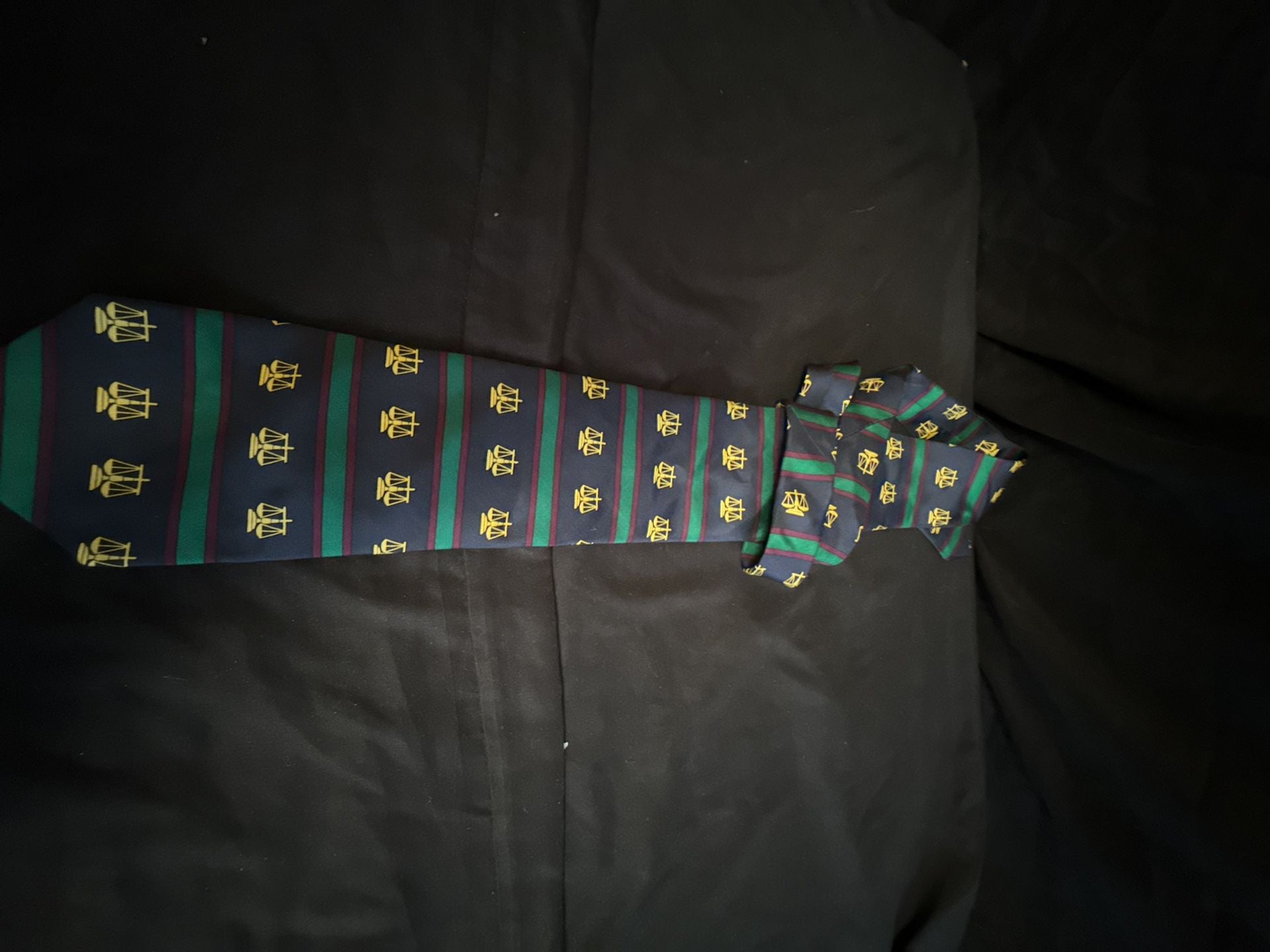 Alynn Neckwear Scales of Justice Silk Tie 2