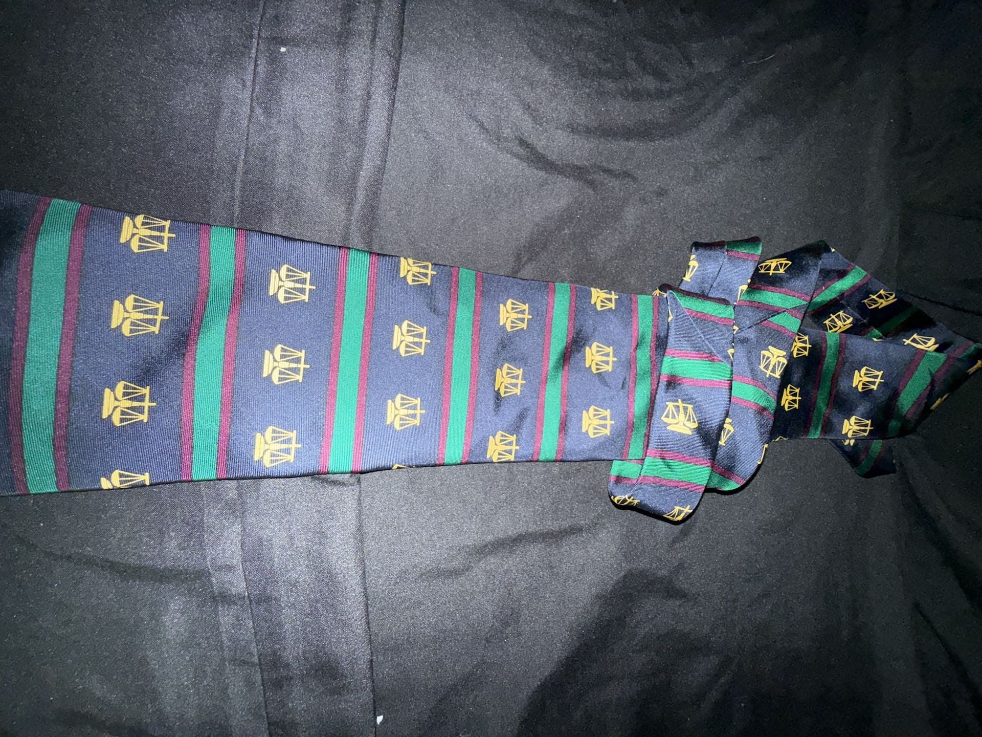 Alynn Neckwear Scales of Justice Silk Tie 3