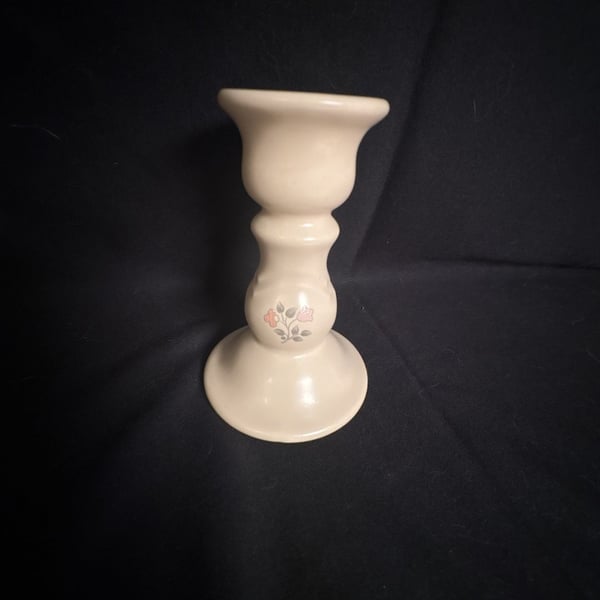 Pfaltzgraff Remembrance Heirloom Stoneware Candle Holder 5 Inch (only 1)