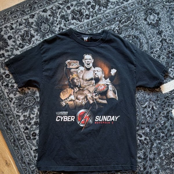 Vintage WWE 2006 Cyber Sunday PPV Tee Size:...