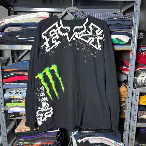 Fox Racing x Monster Energy #4 Ricky Carmichael Long Sleeve T-Shirt XL