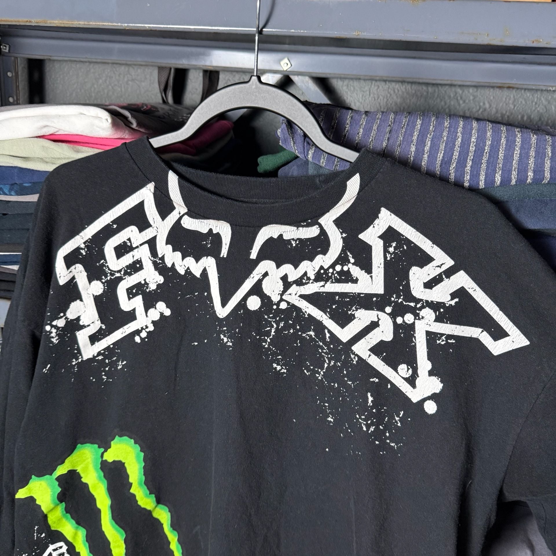 Fox Racing x Monster Energy #4 Ricky Carmichael Long Sleeve T-Shirt XL 3