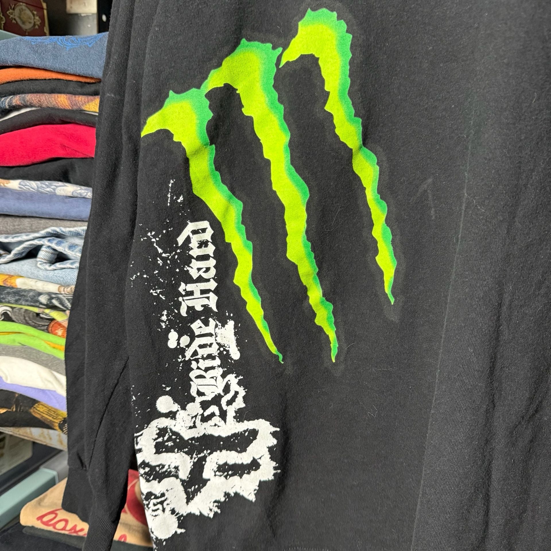 Fox Racing x Monster Energy #4 Ricky Carmichael Long Sleeve T-Shirt XL 4