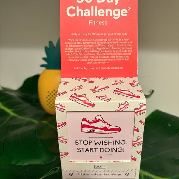 DOIY 30 Day Challenge Fitness Paper Game