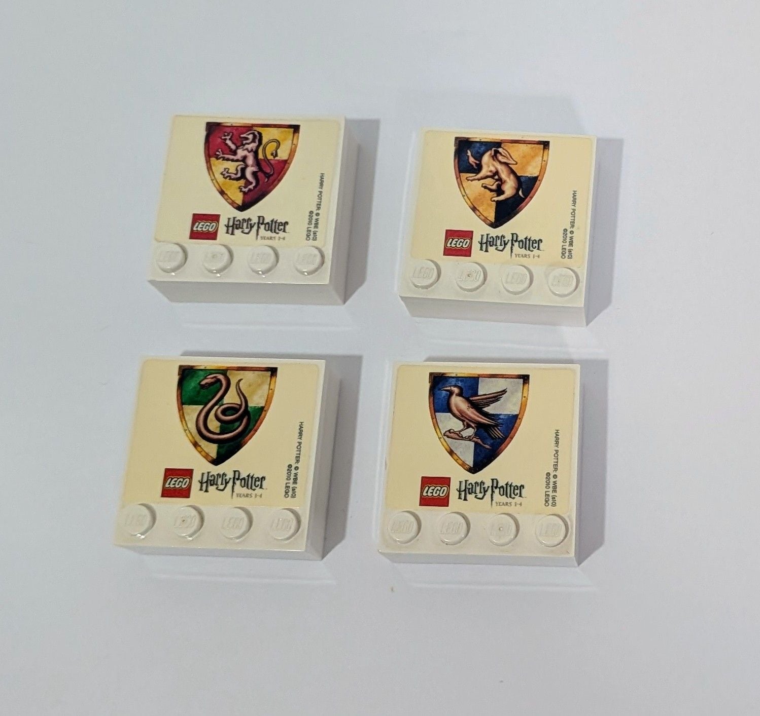 LEGO Magnets Harry Potter Nintendo Wii House Crests Set of 4 1