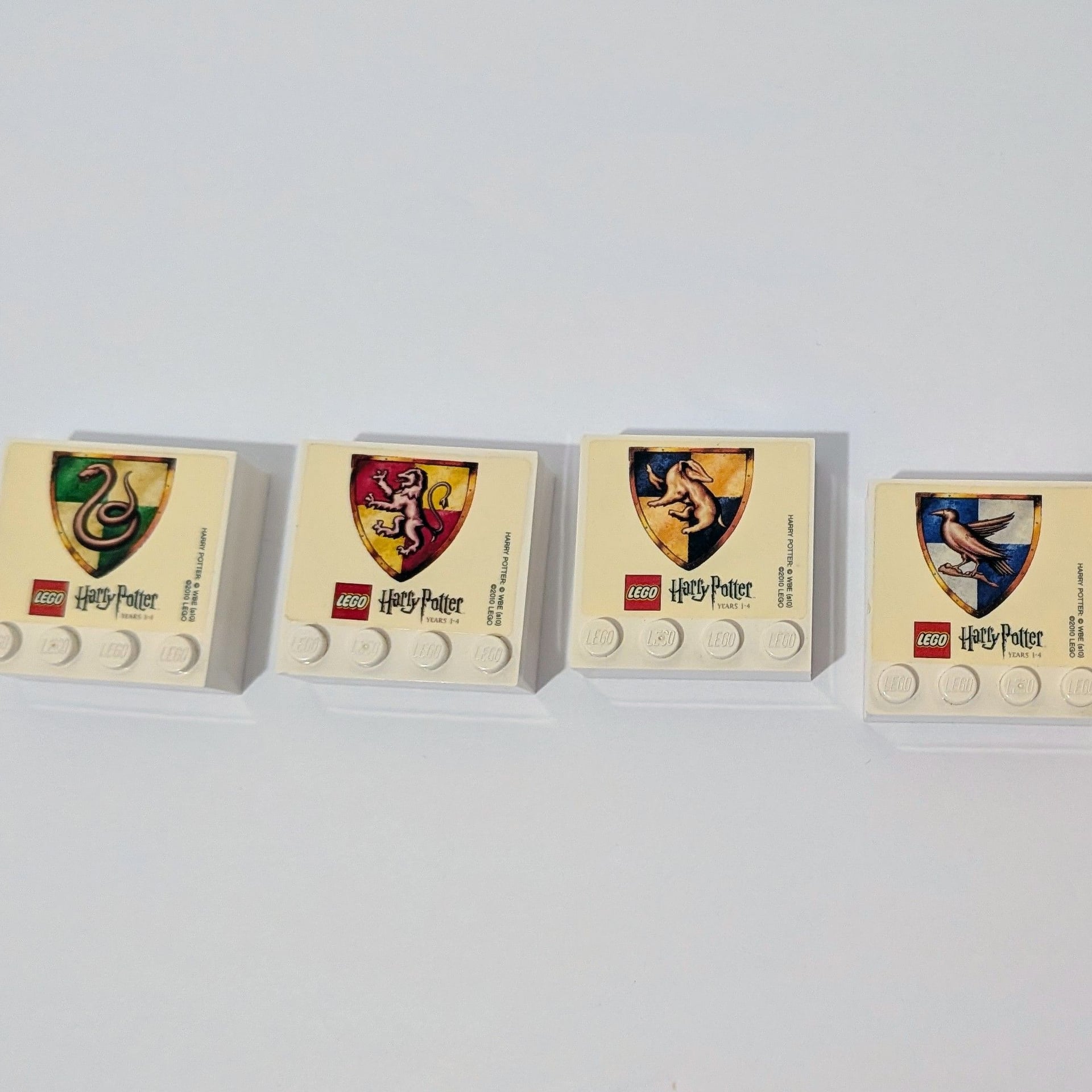 LEGO Magnets Harry Potter Nintendo Wii House Crests Set of 4 2