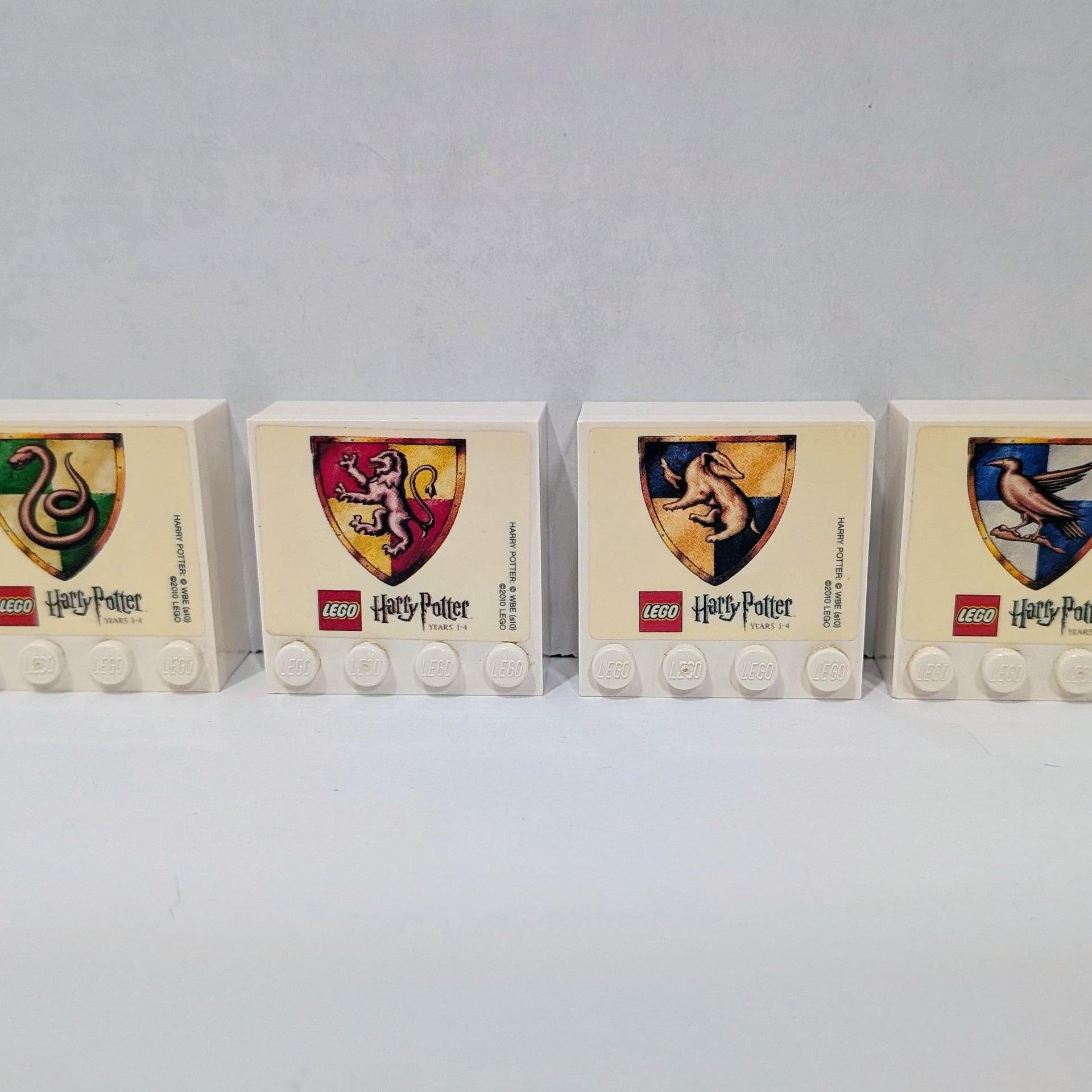 LEGO Magnets Harry Potter Nintendo Wii House Crests Set of 4 3