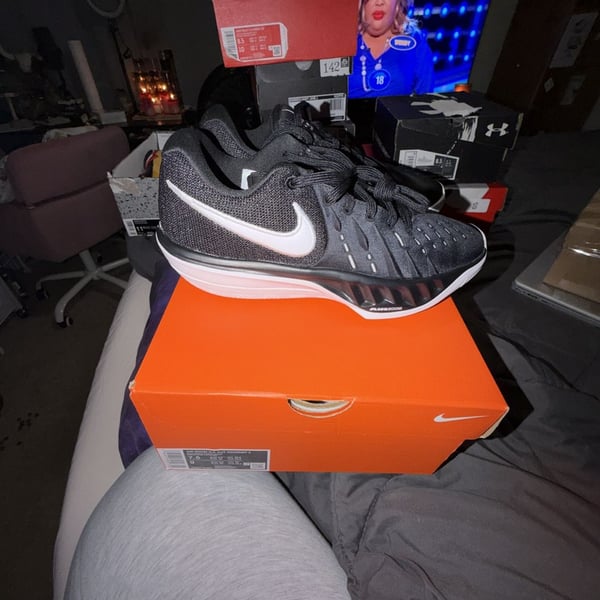Nike Air Zoom G.T. Cut Academy 2 Black White Pure Platinum Basketball Shoes HV9774-001
