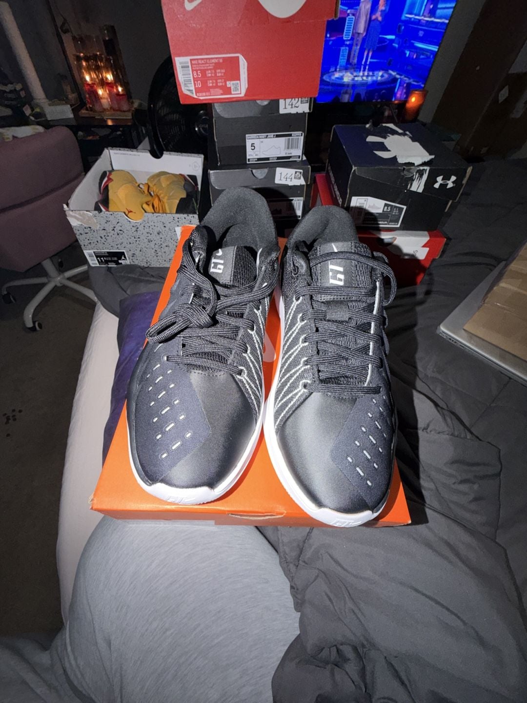 Nike Air Zoom G.T. Cut Academy 2 Black White Pure Platinum Basketball Shoes HV9774-001 4