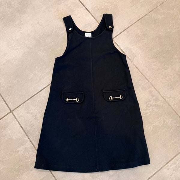Zara Girls Navy Blue Pocket Detail Dress Size 11-12