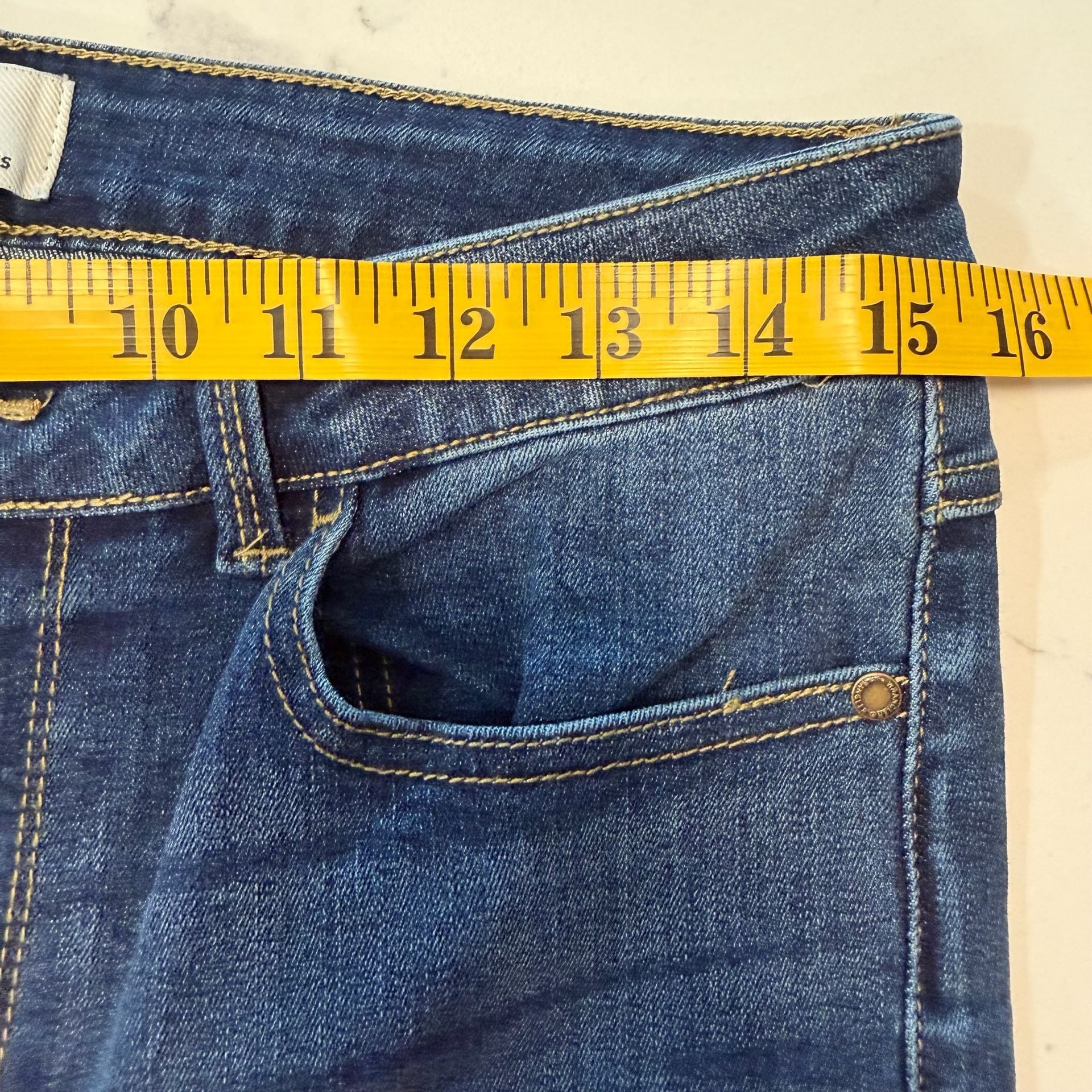 Wrangler Women's High-Rise Bootcut Stretch Jeans Dark Blue Size 10 7