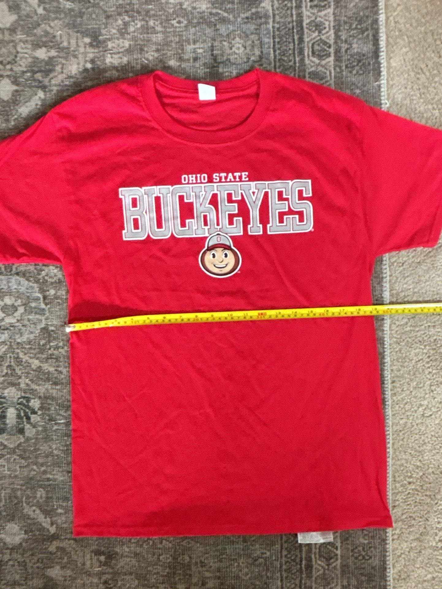 Hanes Ohio State Buckeyes Red Graphic T-Shirt Medium 4