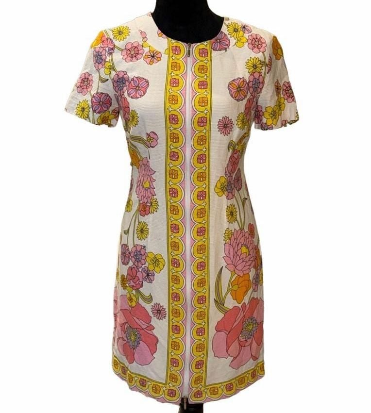 Trina Turk Arboretum Crescent Drive Ottoman Mini Dress Size 2 2