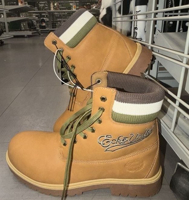 Ecko Unlimited Tan Work Boots 2