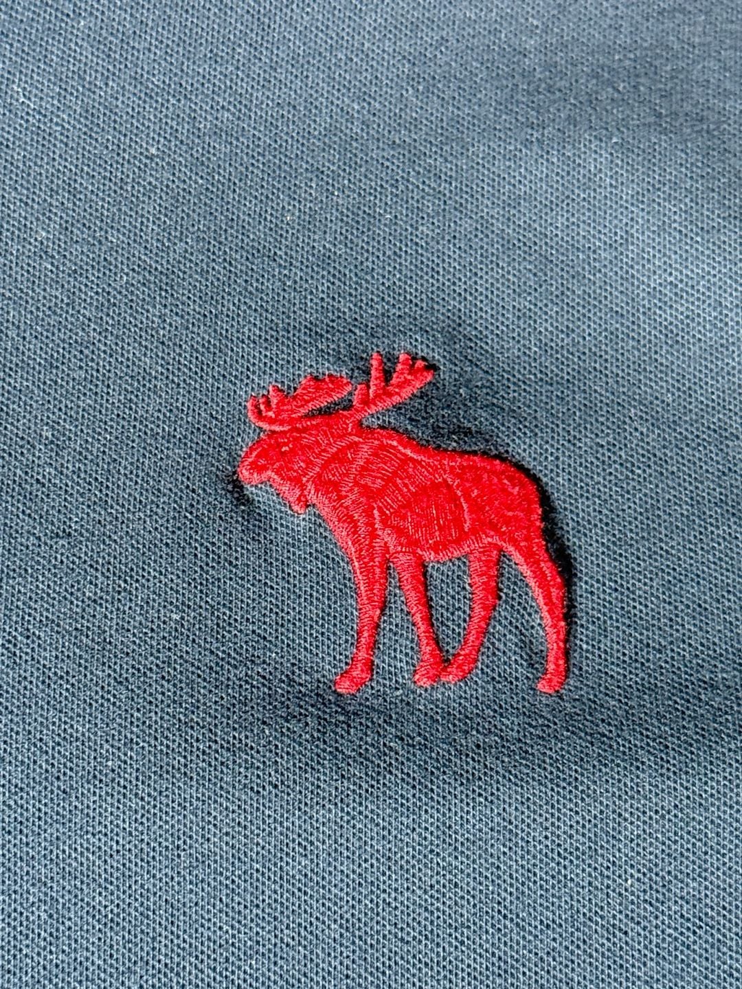Abercrombie & Fitch Men's Navy Blue Polo Shirt 4