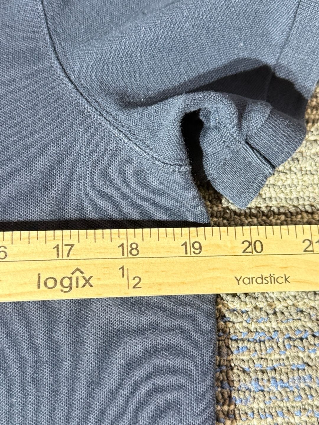 Abercrombie & Fitch Men's Navy Blue Polo Shirt 6