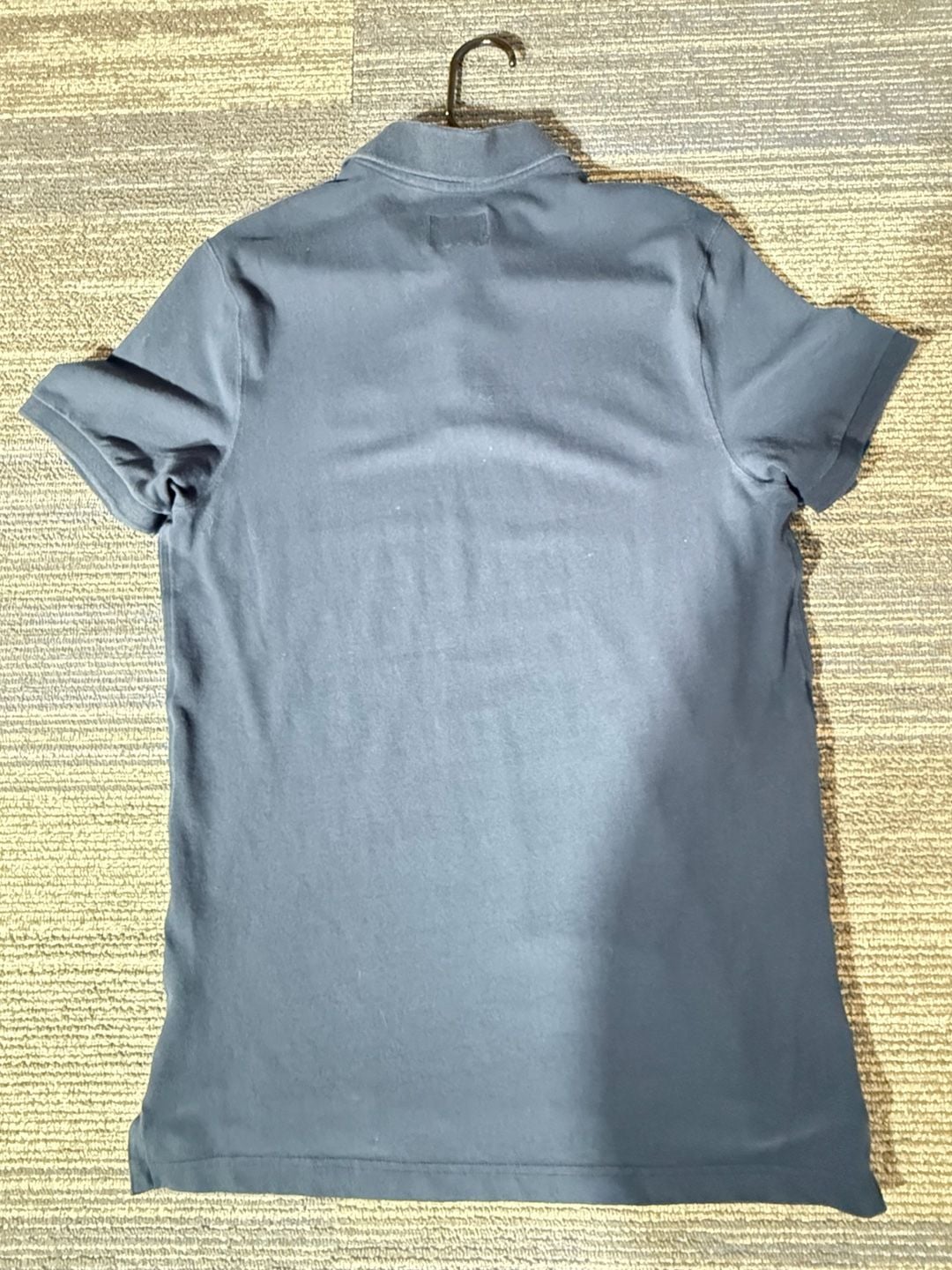 Abercrombie & Fitch Men's Navy Blue Polo Shirt 8
