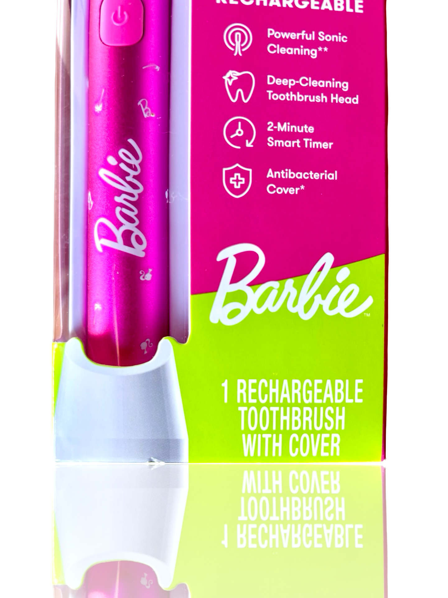 Firefly Sonic Barbie Toothbrush with USB Charging and Antibacterial Cover 7