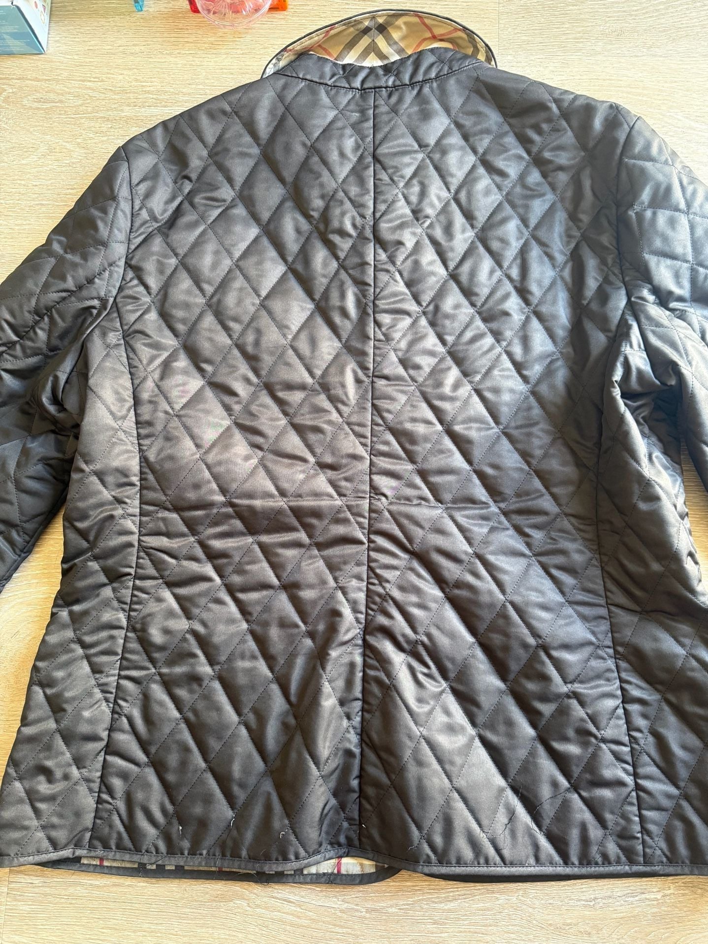 Burberry London Quilted Jacket with Nova Check Lining 17