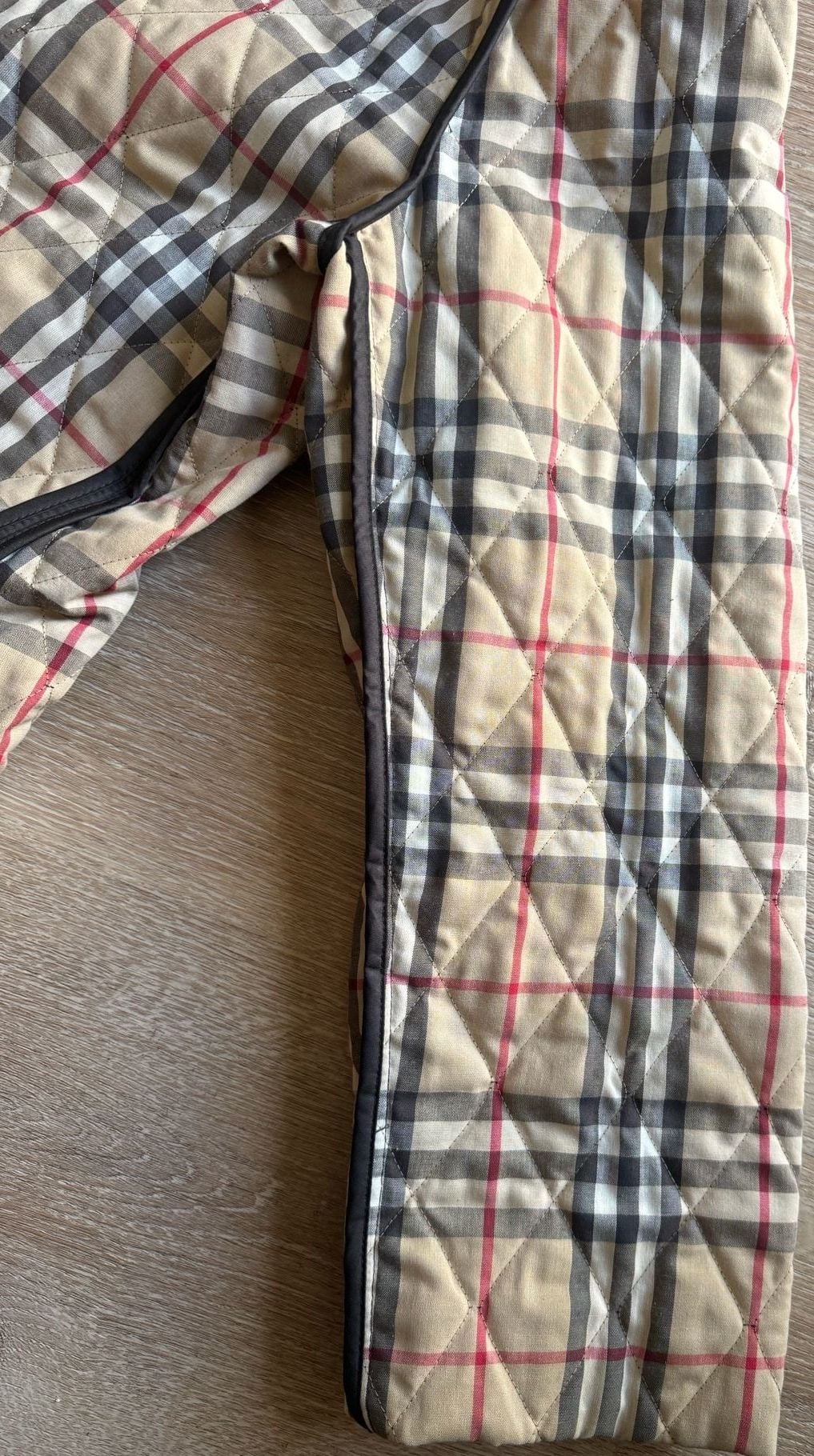 Burberry London Quilted Jacket with Nova Check Lining 13
