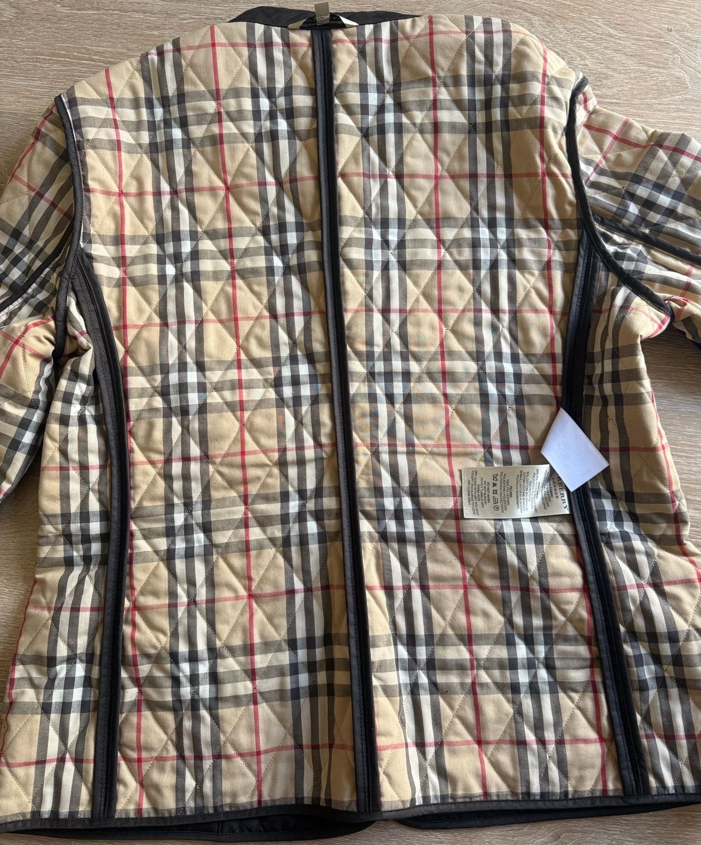 Burberry London Quilted Jacket with Nova Check Lining 10