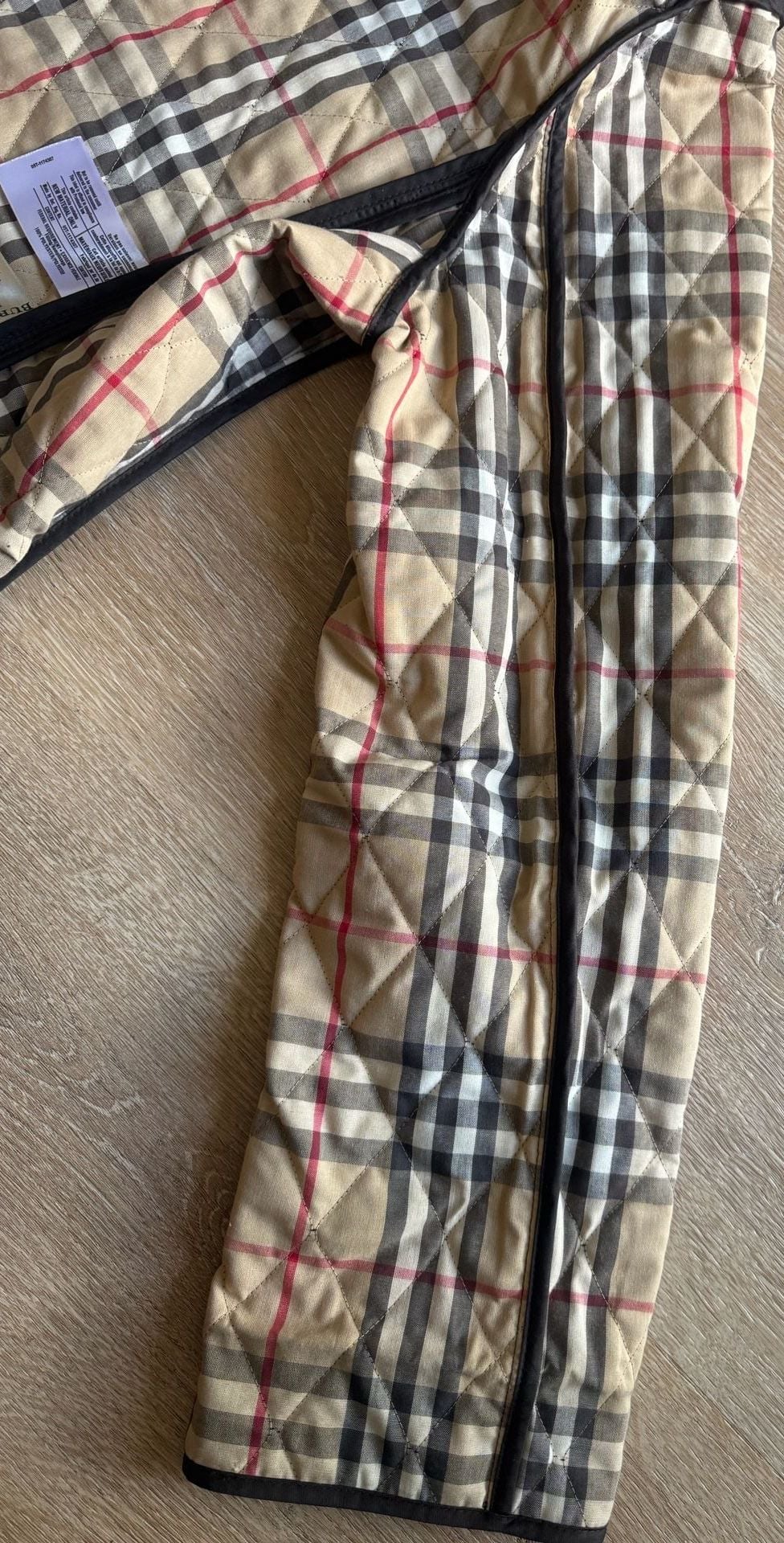 Burberry London Quilted Jacket with Nova Check Lining 7