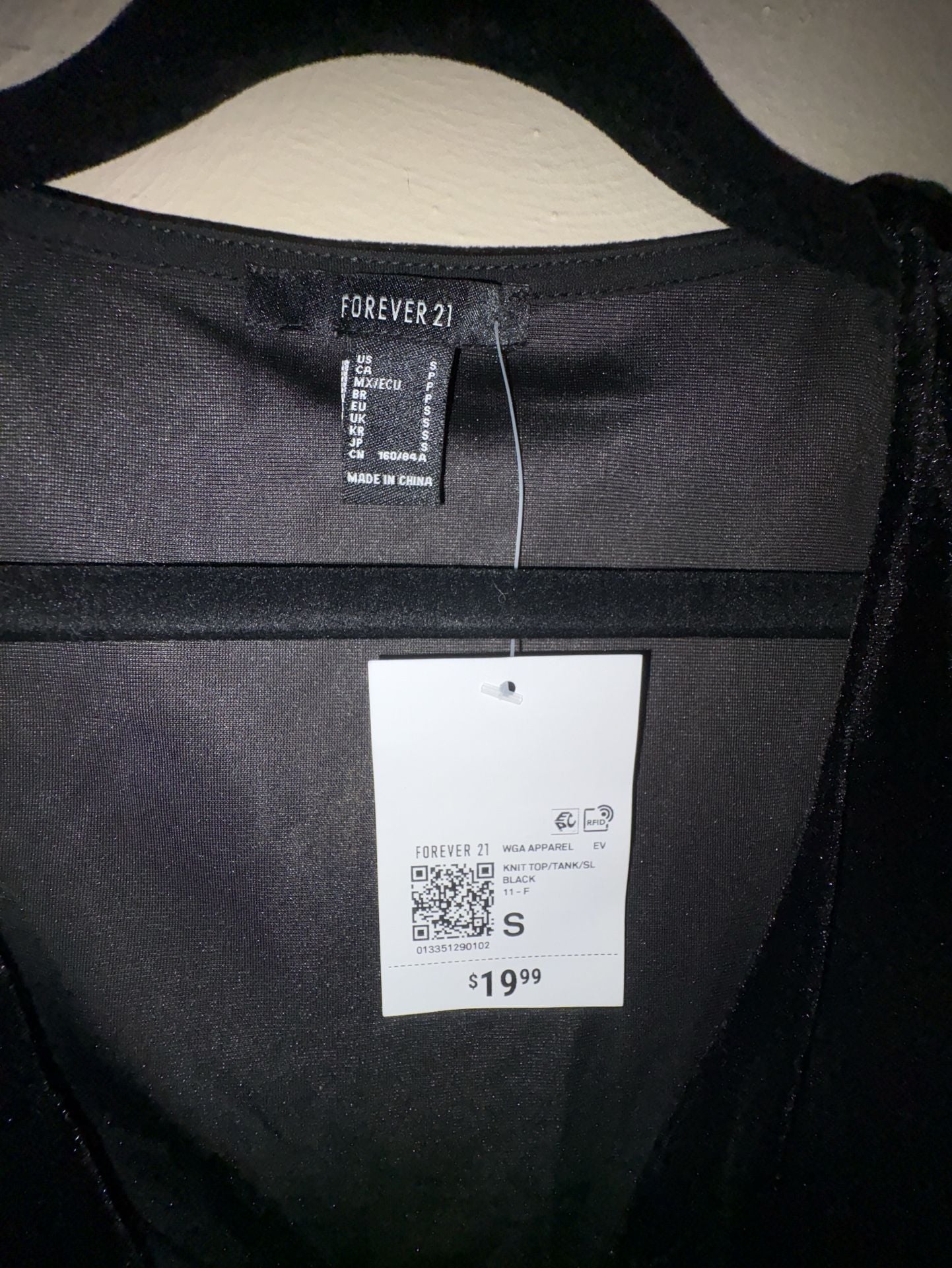 Forever 21 Velvet Bustier Corset Cropped Tank Top Black Size S 3