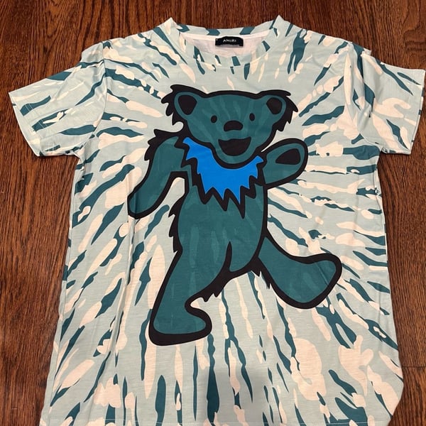 AMIRI Grateful Dead Bear Tie-Dye T-Shirt