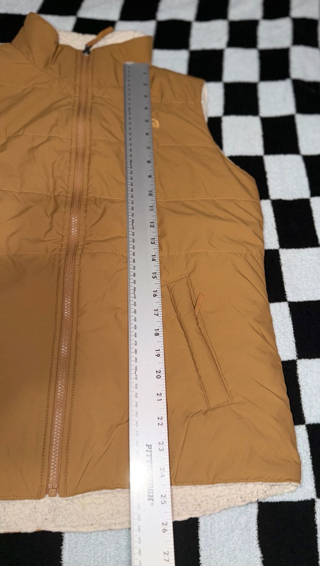 Women's Puffer Vest - Relaxed Fit - double sided 13