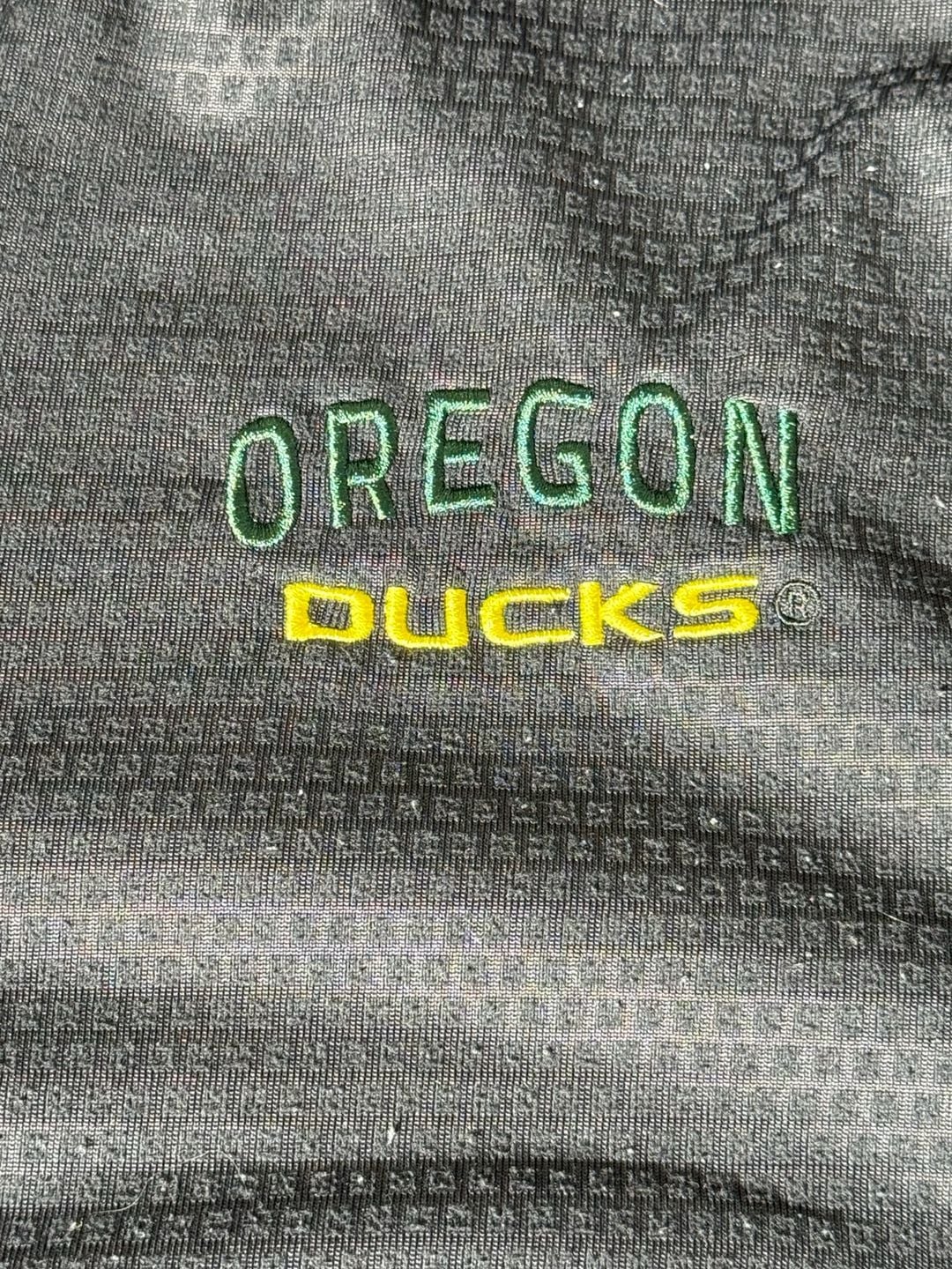 Colosseum Men’s Oregon Ducks 1/4 Zip Pullover Gray Green 3