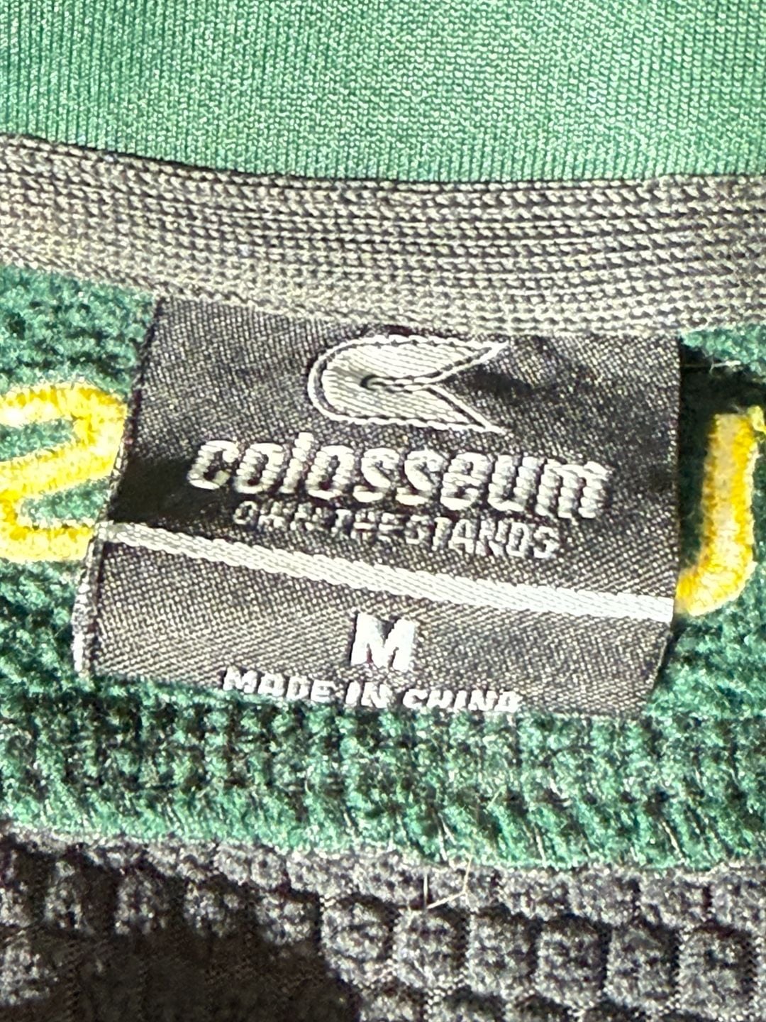 Colosseum Men’s Oregon Ducks 1/4 Zip Pullover Gray Green 4