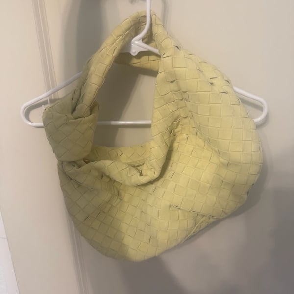 Bottega Veneta Intrecciato Jodie Teen - Yellow Handle Bags, Handbags - BOT374501