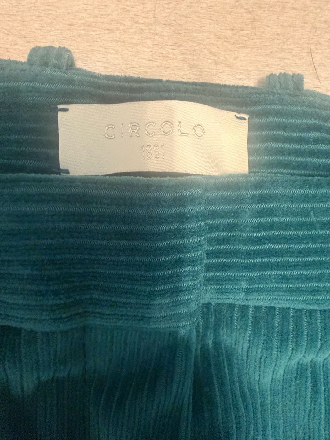 Circolo 1981 Pant Carrot Corduroy Pants - Pine 4