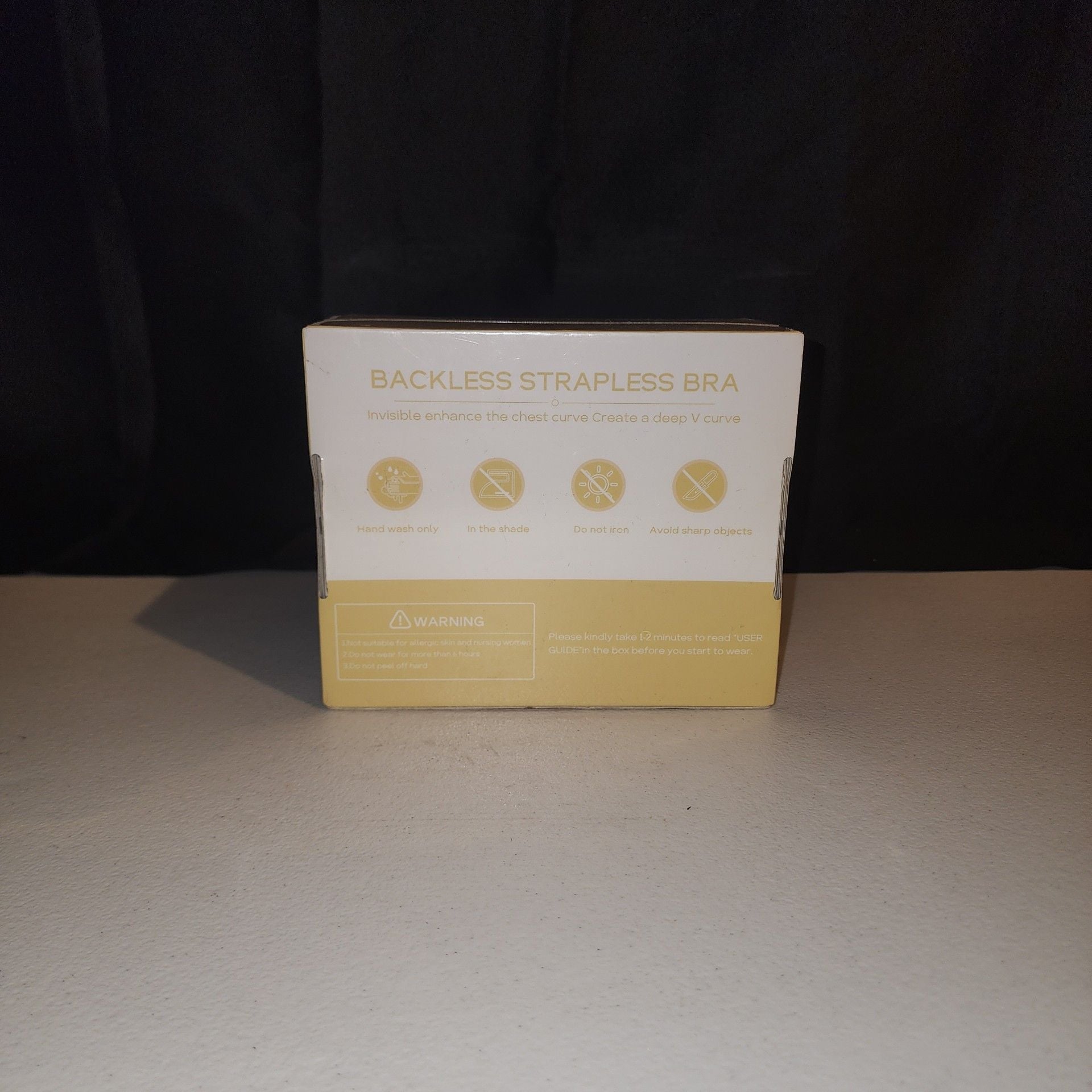 Nsolex Fabric Strapless Adhesive Bra Size B 2