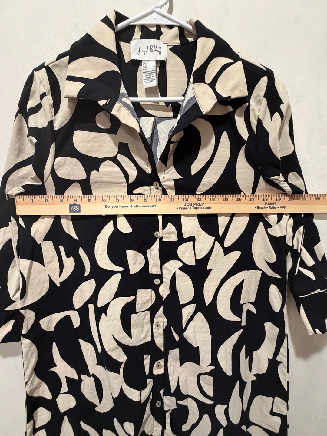 Joseph Ribkoff Abstract Print Stretch Poplin Trapeze Dress, Size 8 6