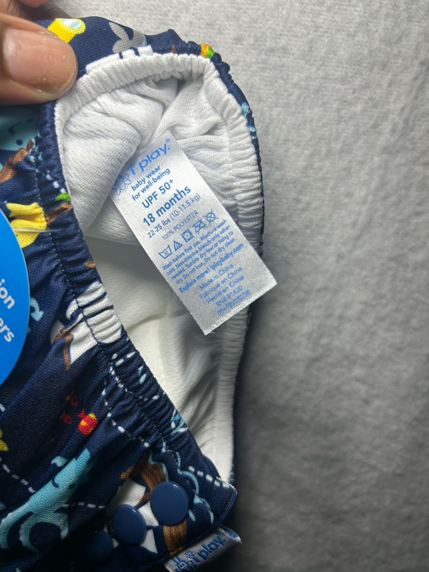 i play| 2 pack 18M Boy Pull-up Reusable Absorbent Swimsuit Diapers 2
