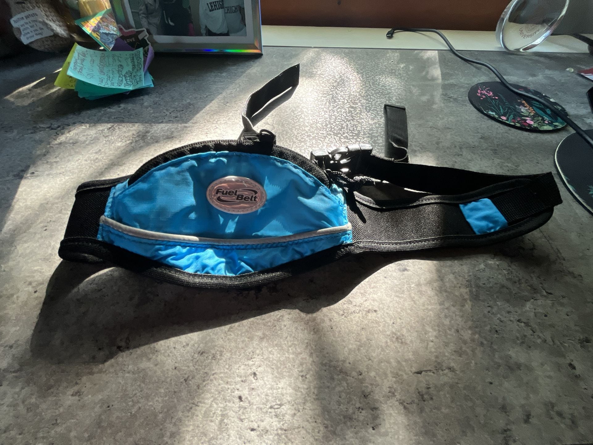 FuelBelt Blue Running Waist Pack Hydration Fanny Pack 2