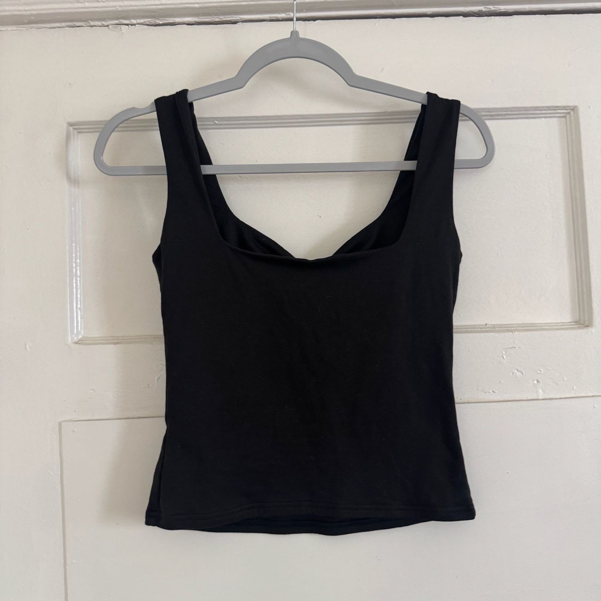 Black Cinched Sweetheart Tank Top 3