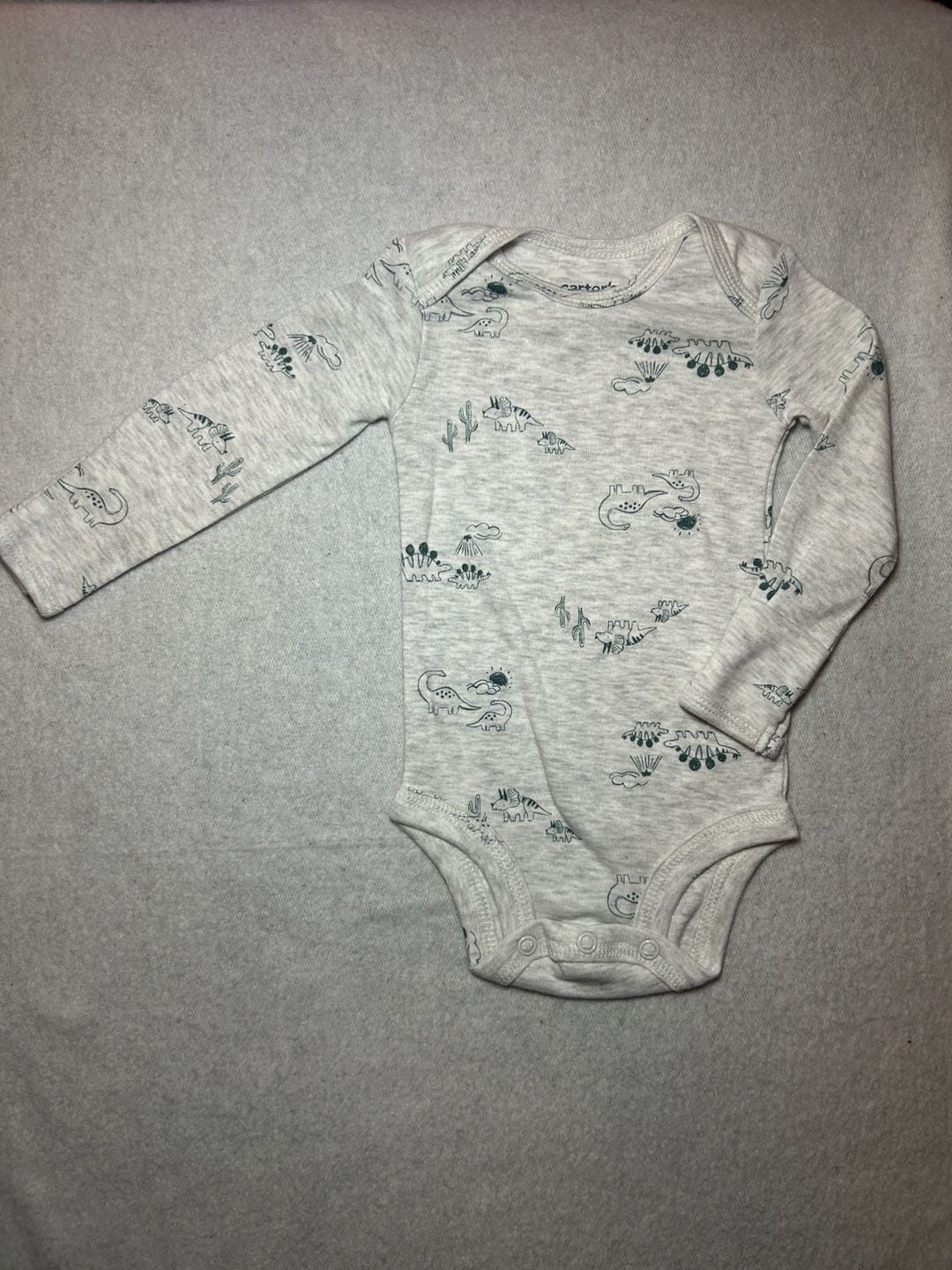 Carter's Just One You Baby Boys' 3pk Bodysuit - Dinosaur Print, Size 3M 3