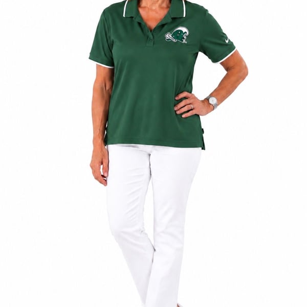 Women's Nike dri-fit Green Polo shirt 