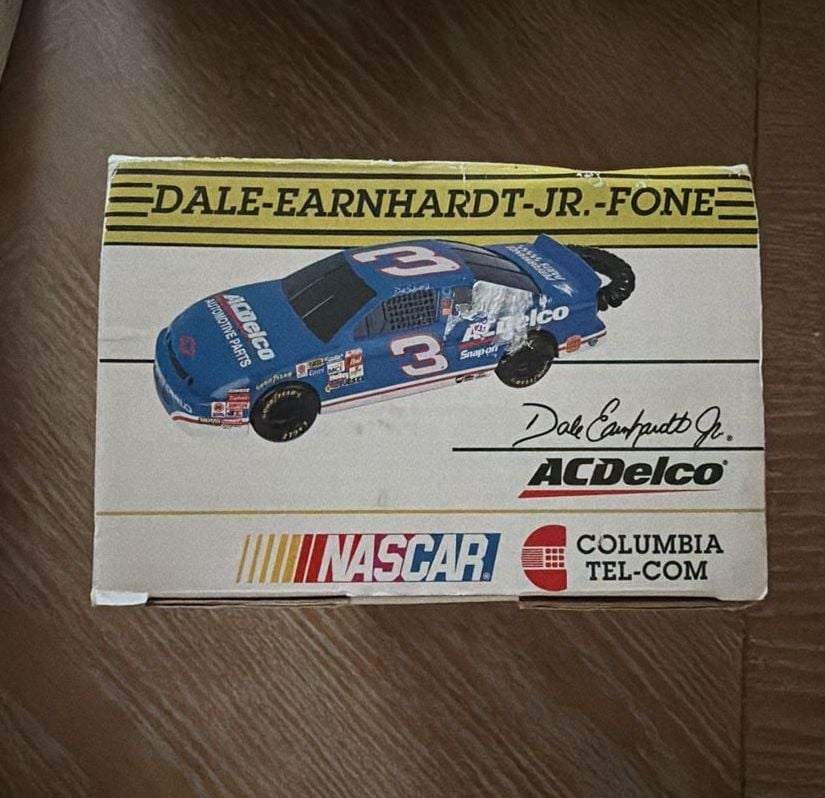 1991 Columbia Telecommunications Dale Earnhardt Jr. Fone NASCAR ACDelco #3 Race Car Telephone with Box 2