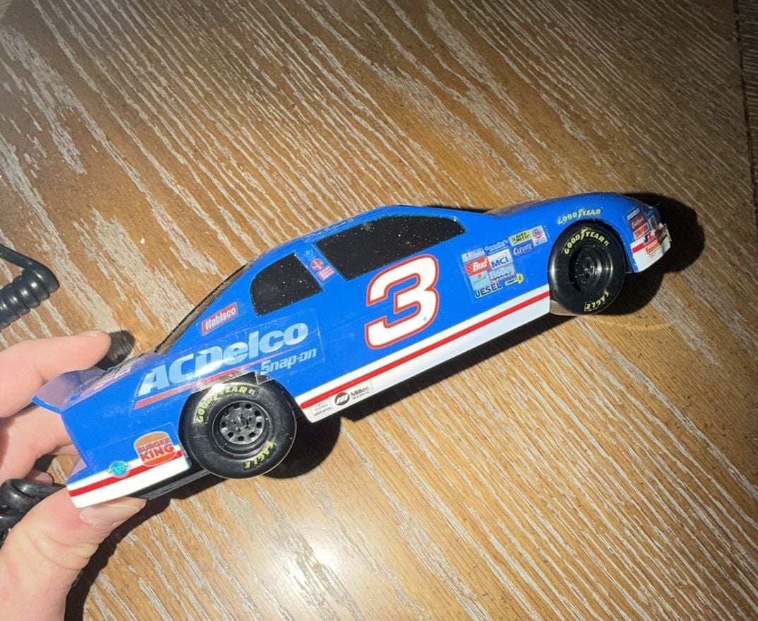 1991 Columbia Telecommunications Dale Earnhardt Jr. Fone NASCAR ACDelco #3 Race Car Telephone with Box 9