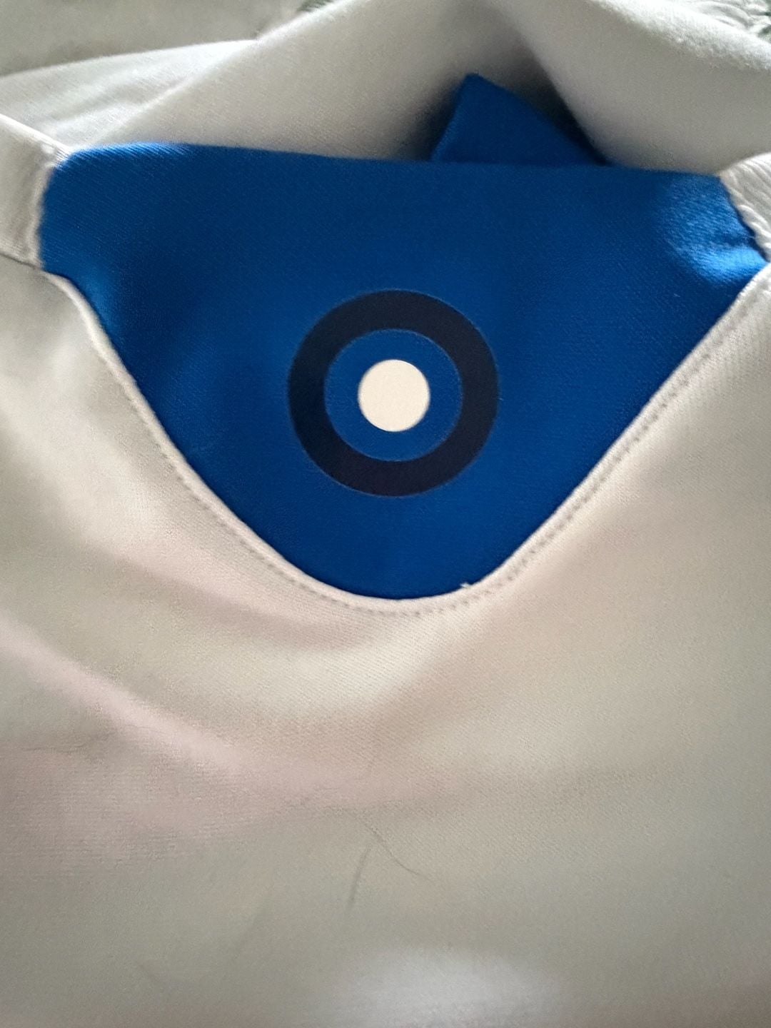 Puma Italia FIGC Sportlifestyle Long Sleeve Training Jersey Shirt White Blue Size XXL 7