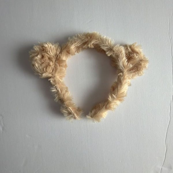 Build-A-Bear Workshop Faux Fur Brown Bear Ears Headband