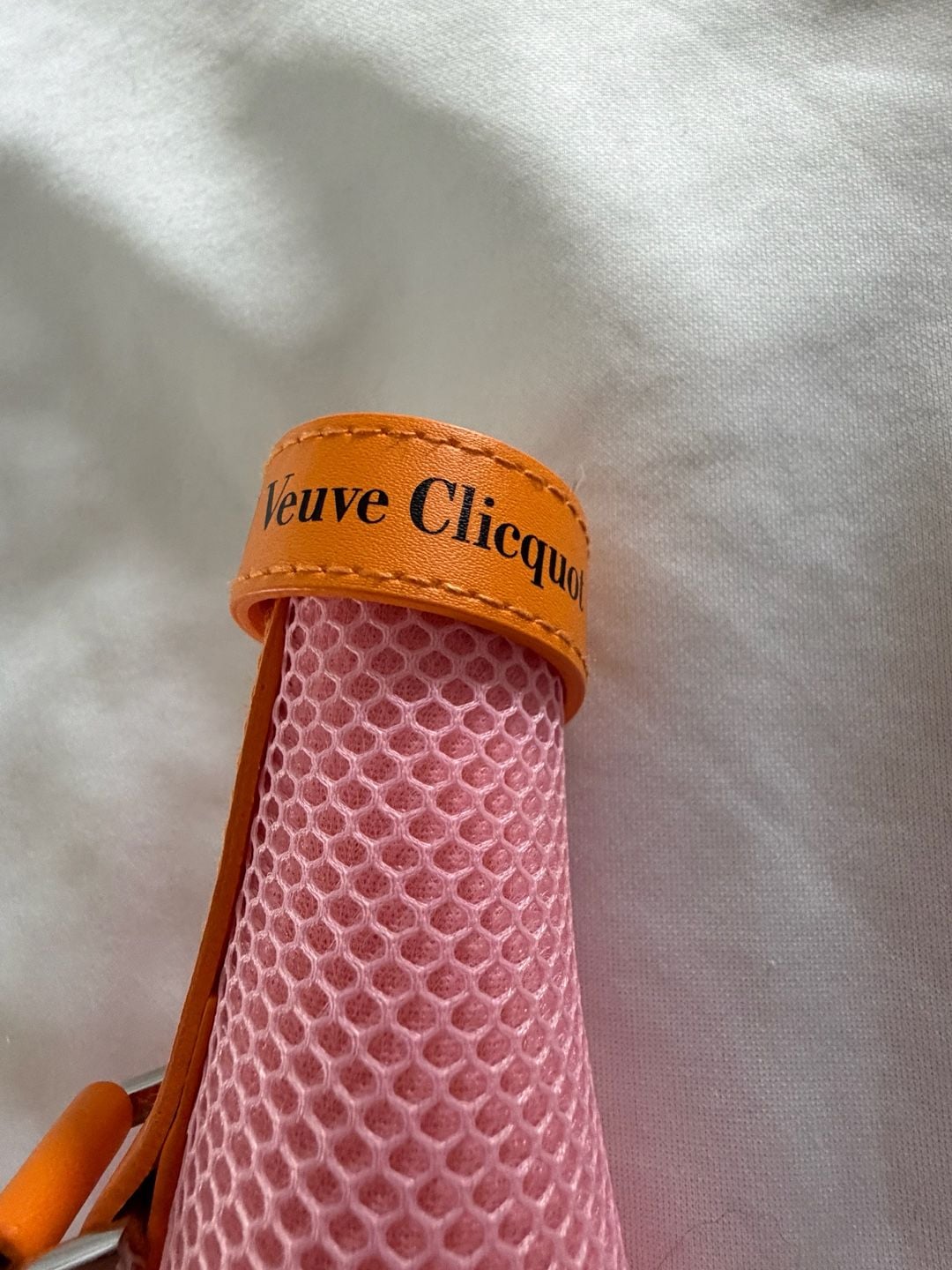 Veuve Clicquot Rose Champagne Bottle Zip Up Ice Jacket 750ml Pink Orange Coozy 3